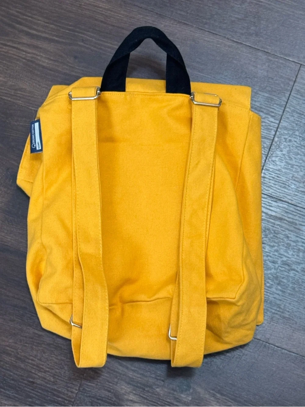 Kids Coq en Pâte x Mibo Organic Cotton Backpack - Yellow Iberian Lynx